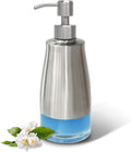 AUMIO Dish Soap Dispenser with Stickers, Kitchen Soap Dispensers Brushed Nickel by AUMIO