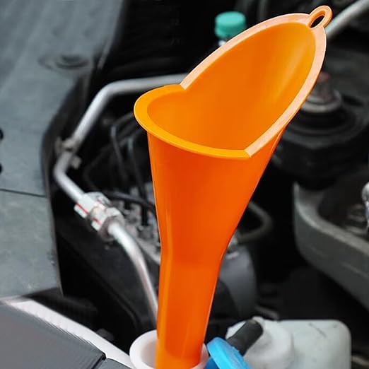 5 Pcs Plastic Long Neck Oil Funnel - Image 4