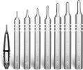 BESTNULE 8 Piece Roll Pin Punch Set, Pin Punch Set, Punch Tools by BESTNULE
