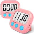 2 Pack Kitchen Timers Loud Ring Digital Timers by AOUCE