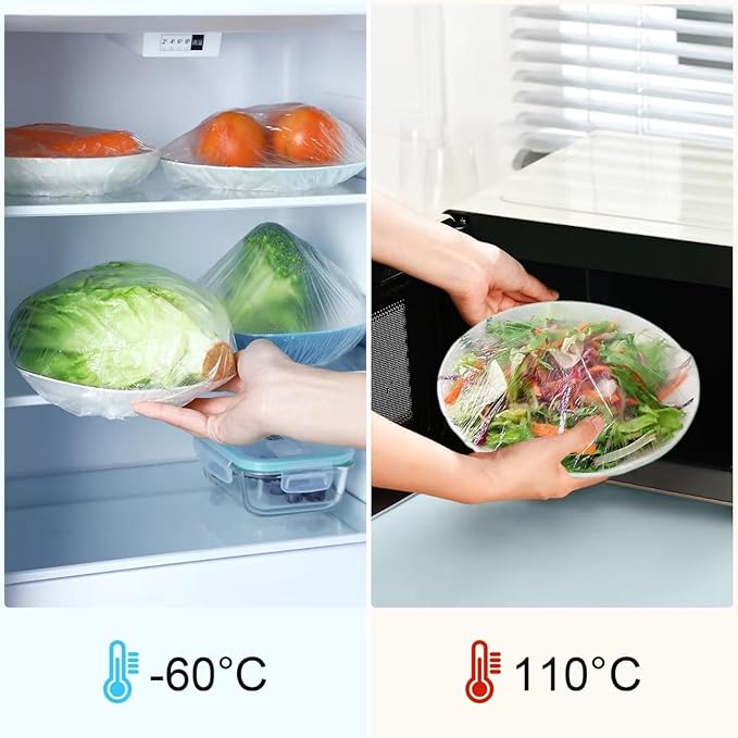 100pcs Boxed Plastic Bowl Covers - Image 7
