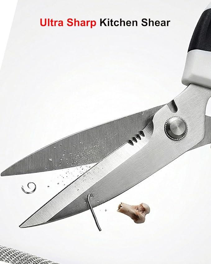 All-Purpose Kitchen Shears, Sharp Stainless Steel Kitchen Scissors - Image 2