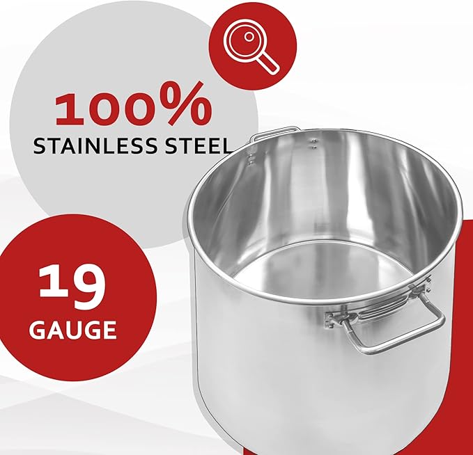 Concord Cookware Stainless Steel Stock Pot Kettle - Image 8