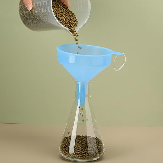 Honeydak 9 Pcs Plastic Funnels 4.7 Inch Wide Mouth Multi-Purpose Funnels - Image 4