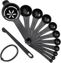 DOTINGHUX Measuring Spoons, Plastic Measuring Spoons Set by DOTINGHUX