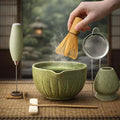 Matcha Whisk Set with Matcha Bowl by Unknown