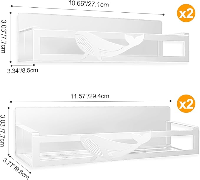 Magnetic Spice Rack for Refrigerator, Space Saving Magnetic Shelf for Fridge - Image 3