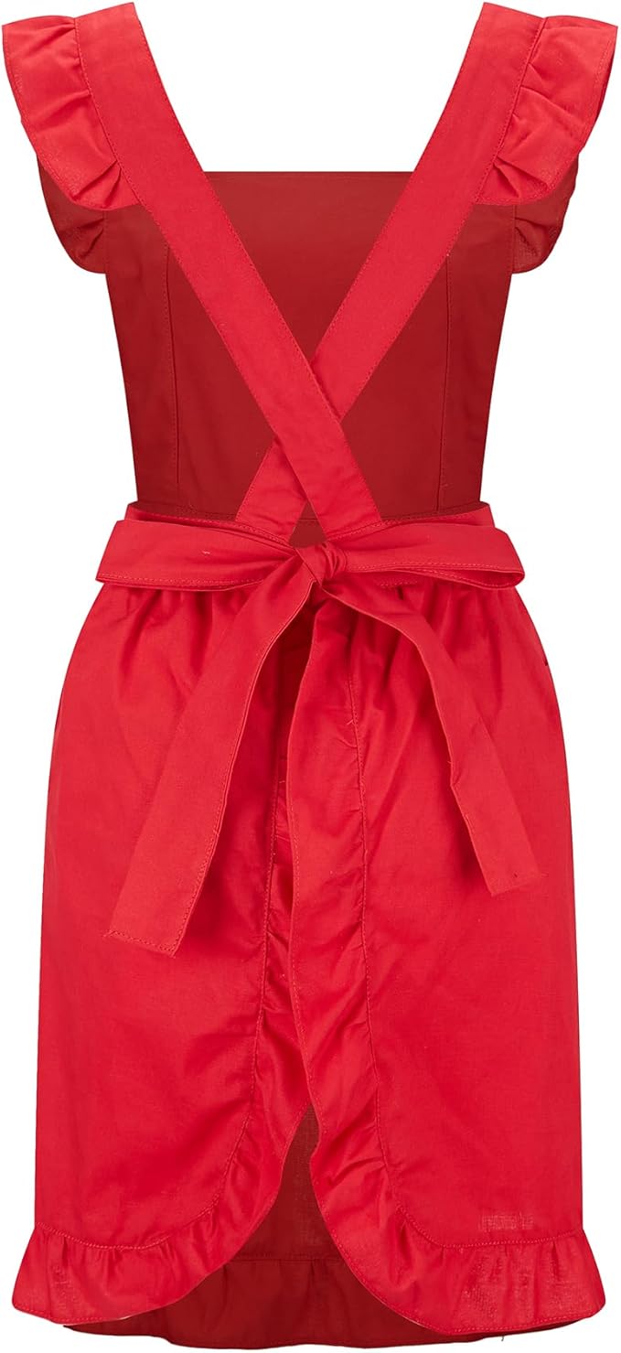 Hyzrz Retro Adjustable Ruffle Aprons - Image 2