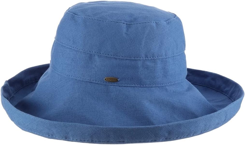 Scala Women's Cotton Hat with Inner Drawstring and Upf 50+ Rating