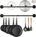24 inch Pan Rack Wall Mounted Set of 2, Pan Hangers by BOSHANGJIA