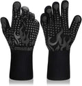 Comsmart BBQ Gloves, 1472F Heat Resistant Silicone Non-Slip Oven Mitts by Comsmart