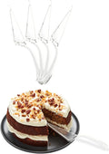 PARTY BARGAINS Clear Plastic Cake Cutter, 10 Inch Classic Disposable Cake Server by PARTYBARGAINS