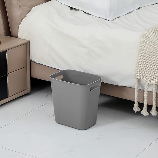 UUJOLY Plastic Trash Can Wastebasket, Garbage Container Basket - Image 3