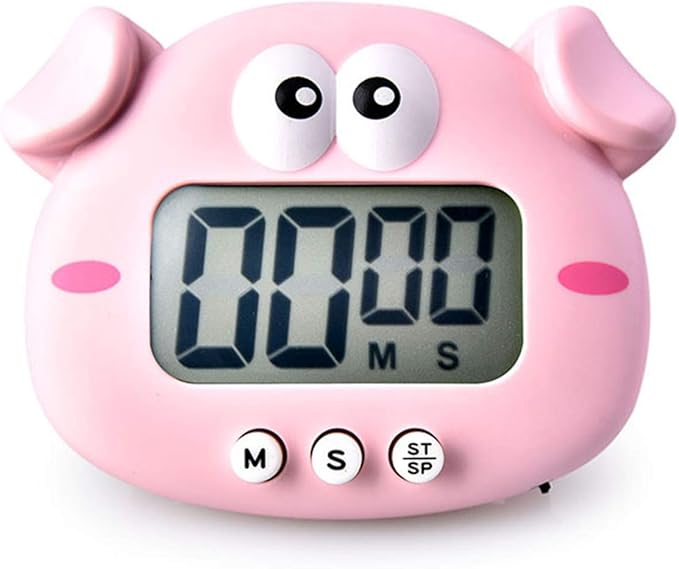 Kitchen Timer, Cute Cartoon Animal Countdown Timer, Digital Cooking Timer by LVGADR