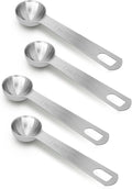4 PCS 1 Teaspoon Stainless Steel Single Measuring Spoon by AUOIKKHOMEGARDEN