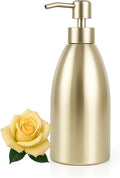 304 Stainless Steel Soap Dispenser 16oz Rust-Proof Liquid Soap Pump Bottle by Emarful