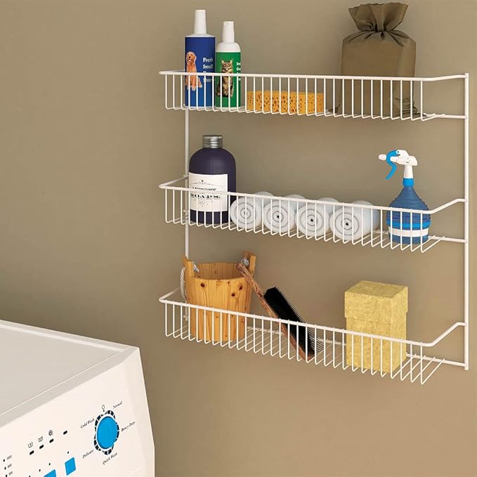 ClosetMaid 3-Tier Hanging Wall Mounted Metal Rack - Image 10