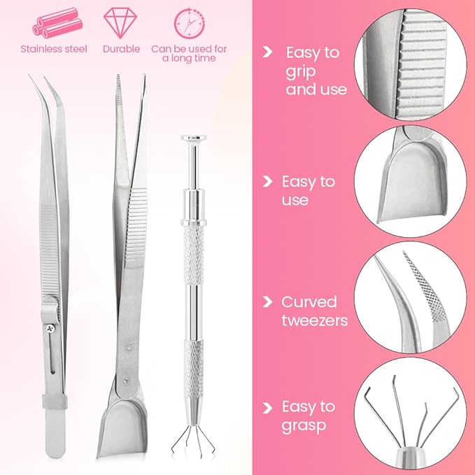 4 PCS Sprinkles Tools for Cake Decorating, Sprinkle Pen Pearl Grabber - Image 3
