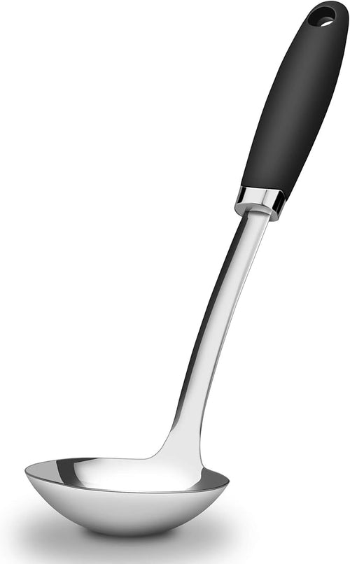 12 Inch Soup Ladle, Long Handle Soup Serving Spoon by JXWING