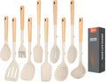 Silicone Cooking Utensils Set of 10 by TesQita