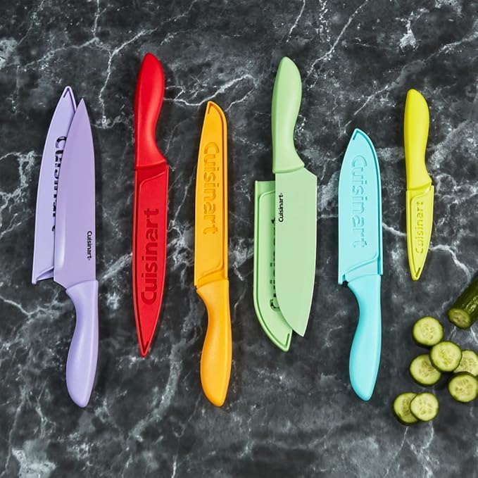 Cuisinart 12-Piece Kitchen Knife Set, Advantage Color Collection - Image 3