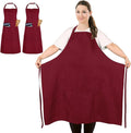 2 Pcs Plus Size Chef Apron, Unisex Professional Apron by FunChaos