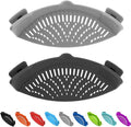 Clip on Kitchen Food Strainer for Spaghetti, Vegetables. Silicone Kitchen Food by Qiunizadila