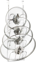 YQh The-Cabinet Pot Lid Organizer, Door Mounted Pot cover rack, Pot Lid Storage by YQh