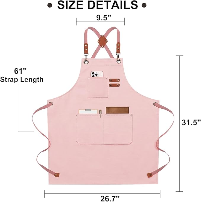 ZOMAO Chef Apron for Women Men - Image 7