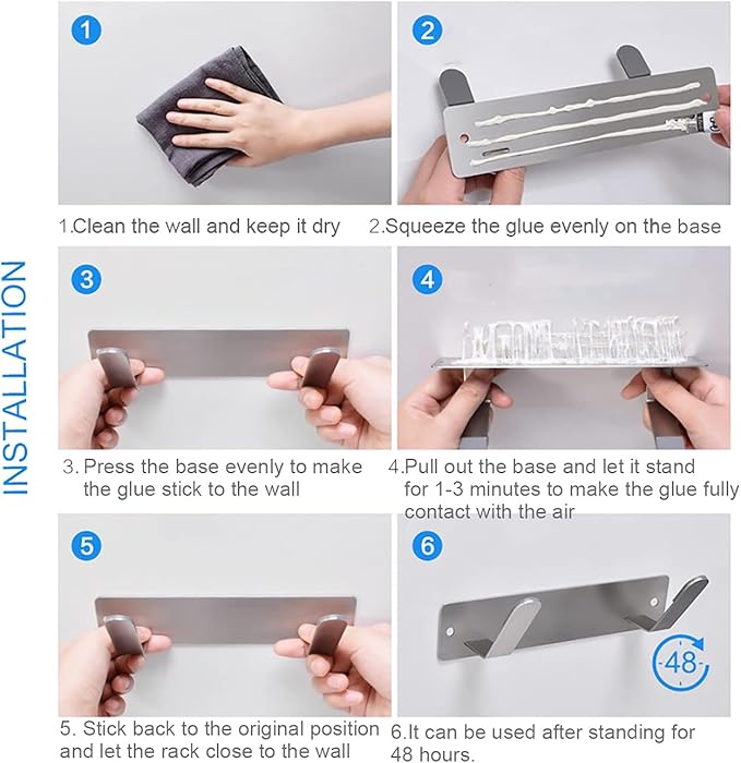 Stainless Steel Wall Mounted Cutting Board Holder Punch-free Multifunctional - Image 5