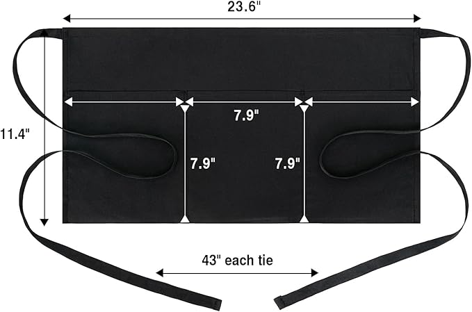 BOHARERS 6 Pack Waitress Aprons - Image 7
