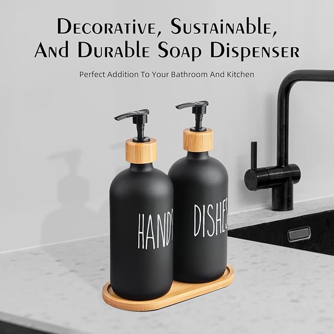 Arktek Glass Soap Dispenser Set - Image 5