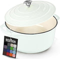 Zulay Kitchen 7.7 Quart Enameled Cast Iron Dutch Oven Pot by ZulayKitchen