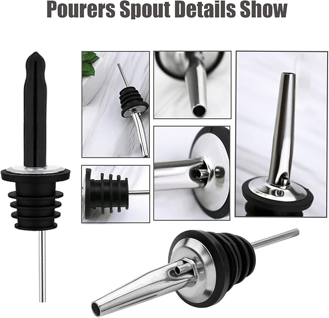 Pafusen 24 Pack Liquor Bottle Pourers, Liquor Pour Spout - Image 7