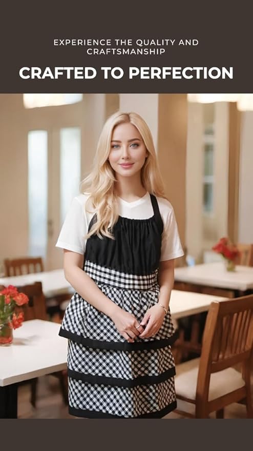 Lovely Flower Pattern Retro Aprons - Image 3
