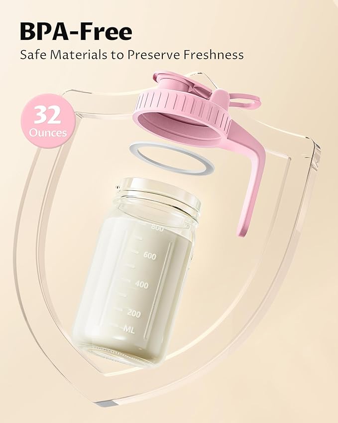 2-Pack 32oz Breast Milk Pitcher - Image 2