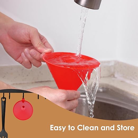 4 PCS Plastic Kitchen Funnel Set - Image 6