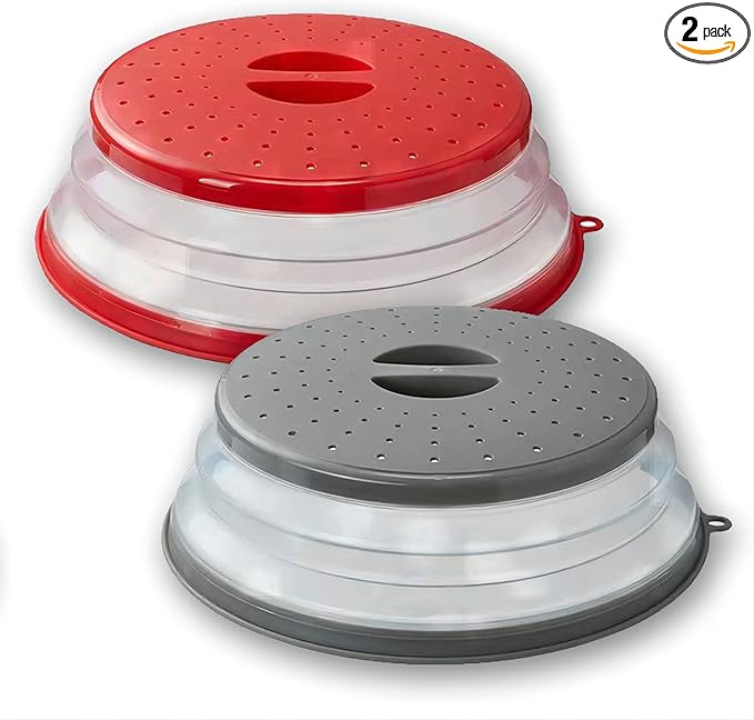2-Pack Microwave Splatter Covers by WENWELLHOME