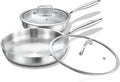DELARLO Tri-ply Stainless Steel Frying Pan Set by DELARLOCOOKWARE