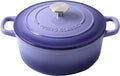 EDGING CASTING Enameled Cast Iron Duch Oven, 5.5 Quart Round Dutch Ovens Pot by EDGINGCOOKWARE