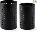2PCS Black Stainless Steel Utensil Holder and Utensil Drying Holder, as a by Unknown