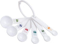 Fox Run 6-Piece Plastic Measuring Spoon Set White, 1.6 x 9 x 3 inches by foxrunbrands