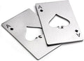 Bottle Opener-Stainless Steel Credit Card Size Casino Bottle Opener by Yerwal