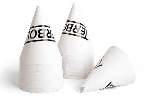 100pcs Disposable Paper Funnels by Terbold