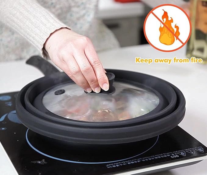 Microwave Splatter Cover Glass Guard Lid - Image 3