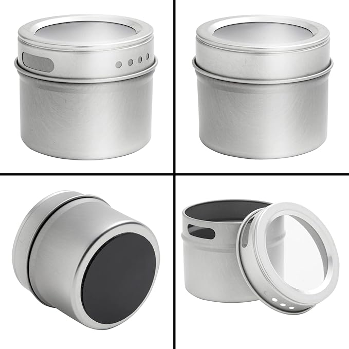 Talented Kitchen Magnetic Spice Jars - 3 oz - Image 6