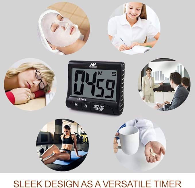 2-Pack Large Display Kitchen Timer - Image 5