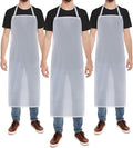 Hercicy 3 Pcs Heavy Duty Waterproof Aprons 47" PVC Vinyl Aprons Transparent by Hercicy