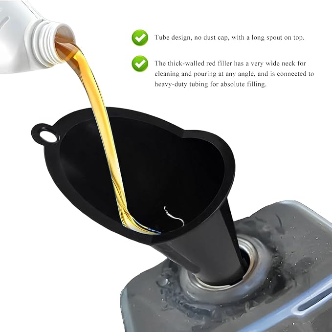 2 PCS Oil Funnel, Automotive Use Funnels - Image 3