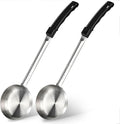6 Ounce Solid Stainless Steel Portion Control Ladle Spoon -2Pcs Pizza Sauce by Unknown